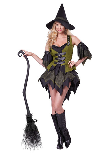 Disfraz De Bruja Sexy Para Mujer Talla: Xs Halloween