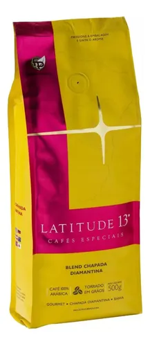 Café Latitude 13 Blend Chapada Torrado Em Grãos 500g