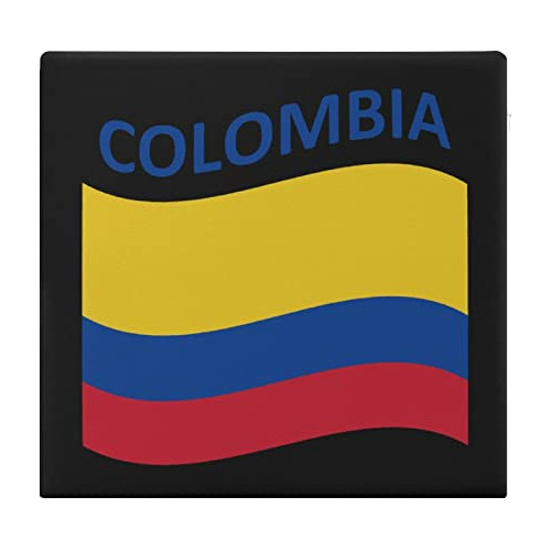 Flag Of Colombia Seat Cushion With Memory Foam Breathable De