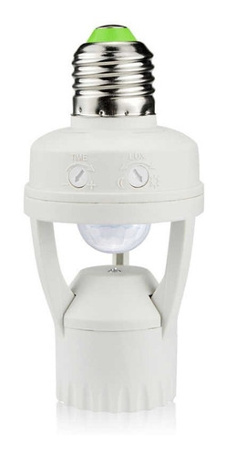 Imagem 2 de 7 de Soquete Bocal Lâmpada E27 Sensor De Presença 360º
