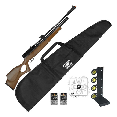 Pcp 5.5mm Beeman Madeira Commander 1518 Com Alvo Full Metal