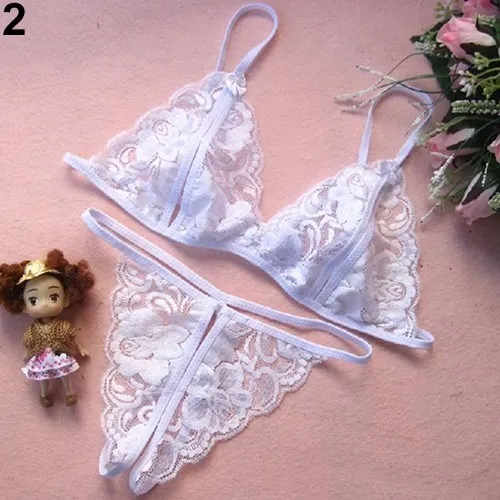 Conjunto blanco de encaje sale
