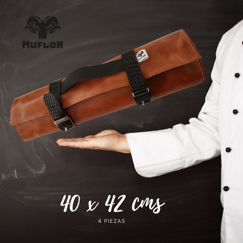 Imagen 6 de 7 de Bolso Porta Cuchillos 4unds Muflón Chile