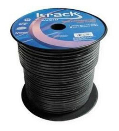 Cable Por Metro Para Micrófono Negro Krack Kmx-2x24