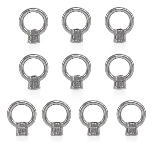 Tornillos De Anillo M3 De Acero Inoxidable 304 - Pack De 5, Para Colgar Macetas, Adornos, Toldos