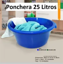 Comprar Poncheras Plásticas 25, 35 Y 85 Litros