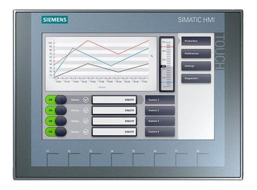 Siemens Profinet Panel Hmi 6av2 123-2jb03-0ax0 Ktp900 Basic