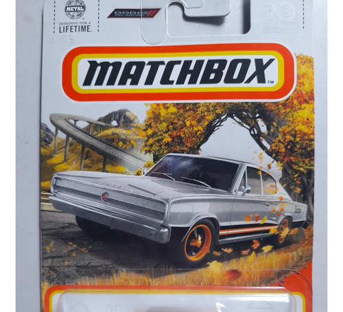 Dodge Charger 1966 Matchbox Gris