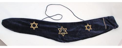 Long Velvet Yemenite Kudu Kosher Shofar Bag Cristiano / Judí