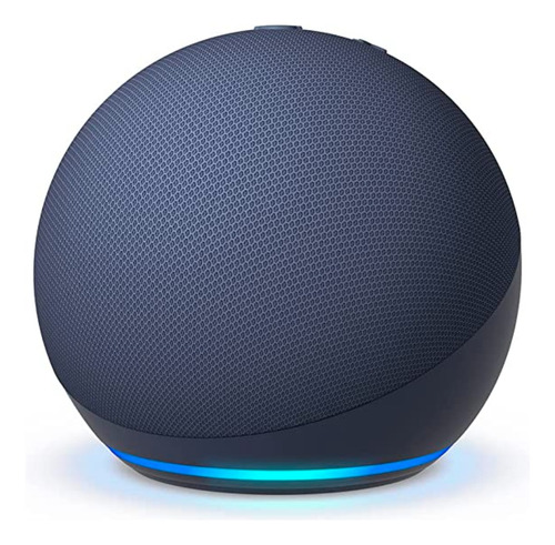 Imagen 1 de 1 de Amazon Echo Dot 5th Gen con asistente virtual Alexa deep sea blue 110V/240V