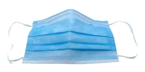Máscara Descartável Infantil Tripla Com Filtro Azul 50un