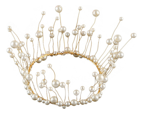 Decoración De Tarta Con Forma De Corona De Perlas Para Decor