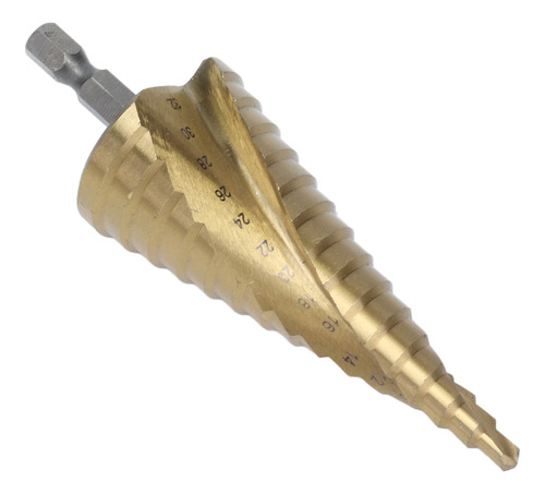 Broca Escalonada Step Bit Fast Change Hss Ti Coated Spiral