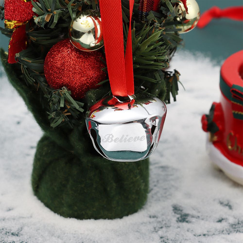 Adorno De Cascabel Navideño De 1.5 Pulgadas, Cascabeles Pola