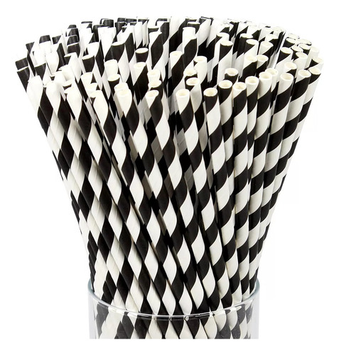 500 Popotes Biodegradables Popotes Para Papel Kraft Fiesta