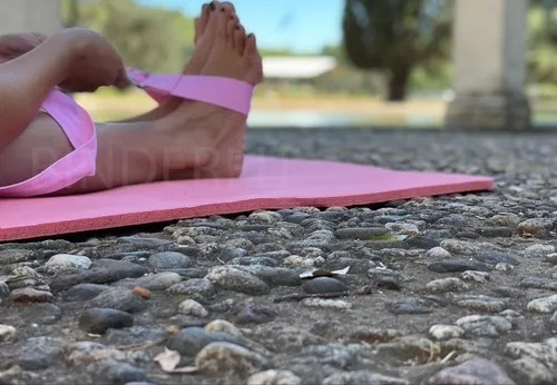 Imagen 7 de 10 de Combo 2 Yoga Block Ladrillo Eva + Cinturón De Elongación