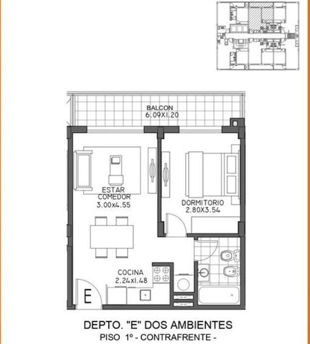 Imagen 23 de 24 de Departamento 2 Ambientes En Moron