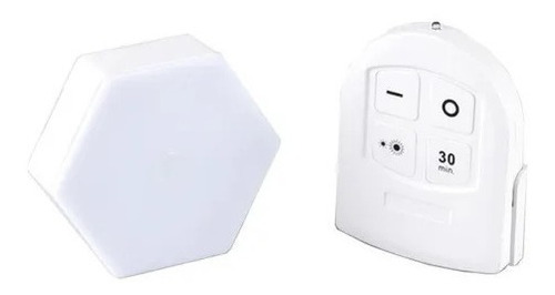 Pack 3 Luz Led Hexagonal Portátil Con Control Remoto Y Timer