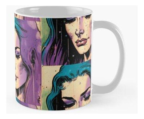 Taza Vintage Pulp Comic Triste Chica 15 Calidad Premium