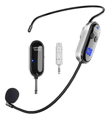 Headset Microfone Sem Fio Uhf Display Digital Xiaokoa Lococo