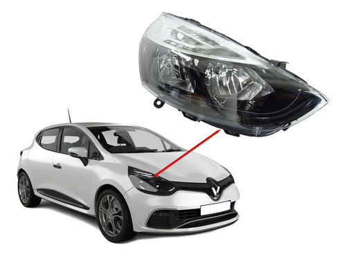 Óptico Delantero Negro Izq. Ó Der. Renault Clio 2016-2020