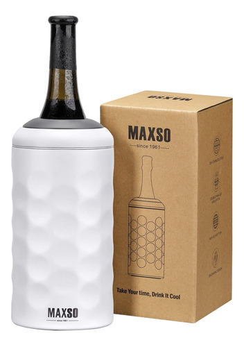 Maxso Cubo Enfriador De Vino, Enfriador Portatil De Botellas