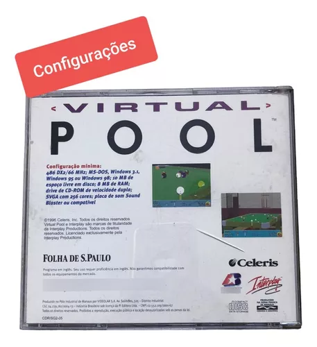 Jogo - Bilhar - Sinuca = Pool Super Games 2000 Para Pc