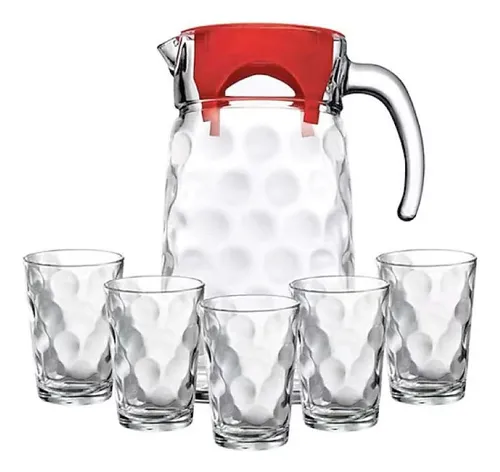 Juego De Jarra Con Vasos