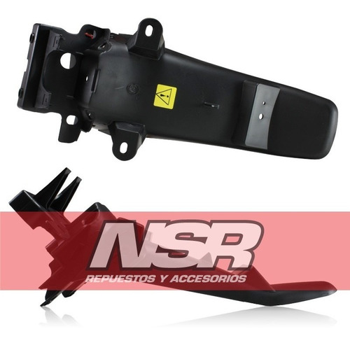 Guardabarro Trasero Honda New Wave Porta Patente Cachas Nsr