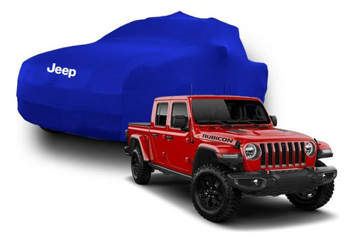 Capa Para Cobrir Jeep Gladiator De Tecido Helanca Anti Risco