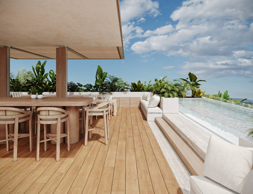 Departamento En Venta En Playa Del Carmen, Costera Mamitas, A Unos Pasos De La Playa