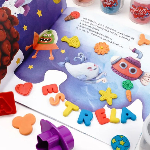 Bento Vai A Escola Livro Interativo Com Massa Estrela