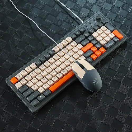Kit Teclado Mouse Gamer Keedi-tec814 Membrana Led | MercadoLivre