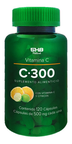 Vitamina C Cítricos 120 Cápsulas 500 Mg C/u Natural 5h8