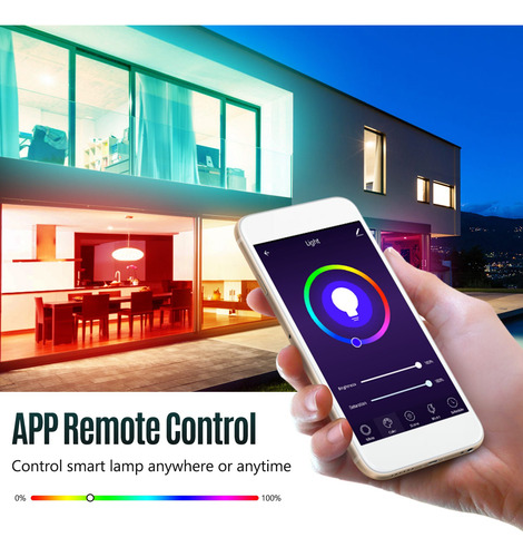 Bombilla Inteligente De 5 W, Wi-fi, Modo Dual, Blanca Y Rgb,