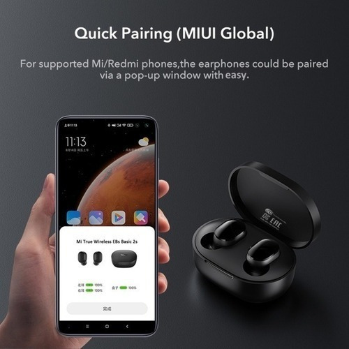 Imagen 5 de 7 de Auricular Xiaomi Mi True Earbuds Wireles Basic 2s Airdots 2s