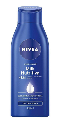 Crema Nivea Milk Nutritiva Humectante 400ml