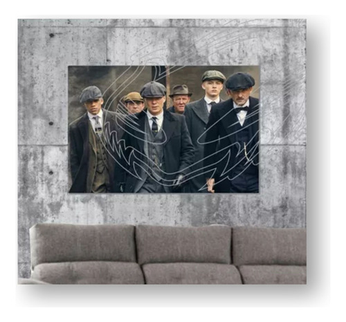  Vinilo Mural Peaky Blinders 120x80 Cm Vinilo