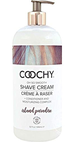 Coochy Crema De Afeitar Island Paradise 32 Oz