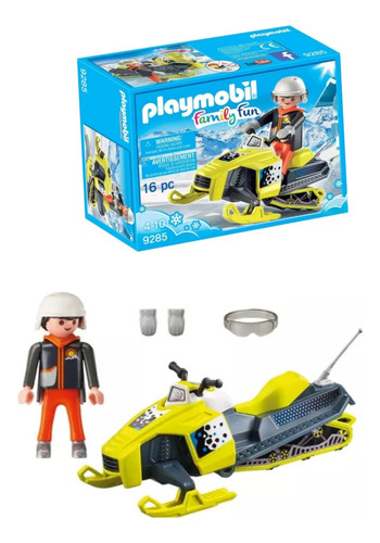 Figuras Playmobil Moto Nieve