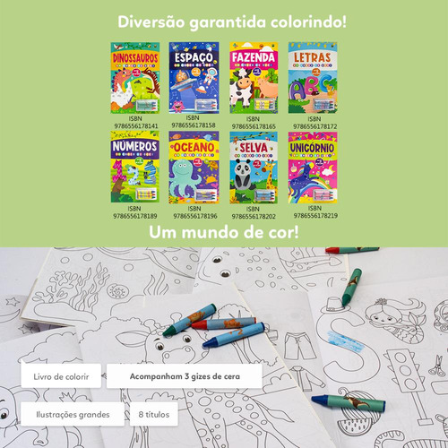 Um Mundo De Cor: Habilidades Cognitivas, De Brasileitura. Editorial Todolivro, Capa Mole Em Português