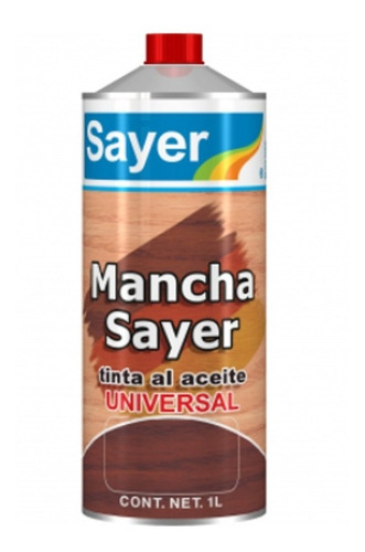 Tinta Para Madera Marca Sayer Lack 1 L Base Aceite Muebles