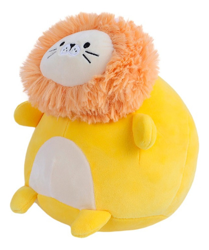 Miniso Peluche Leoncito Felpa Amarillo 22x24 Cm