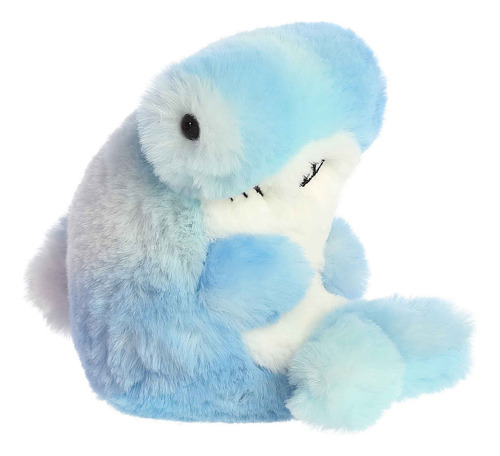 Peluche Aurora Rolly Pets. Peluche De Tiburon Martillo Color Azul Acero