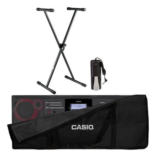 Kit Capa Suporte E Pedal Sustain Ctx3000 E Ctx5000 Casio