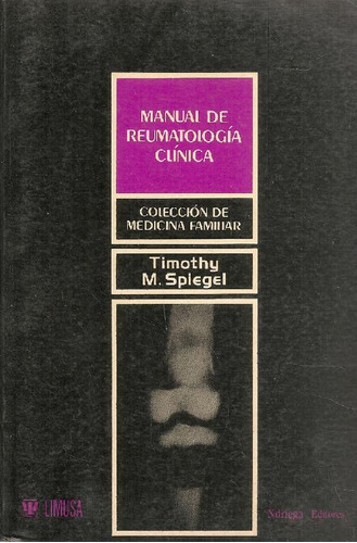 Libro Manual De Reumatologia Clinica De Timothy
