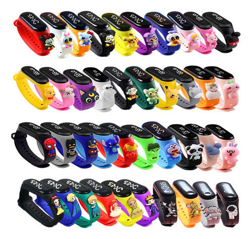 75 Piezas Reloj Led Digital Watch Touch Unisex Mayoreo