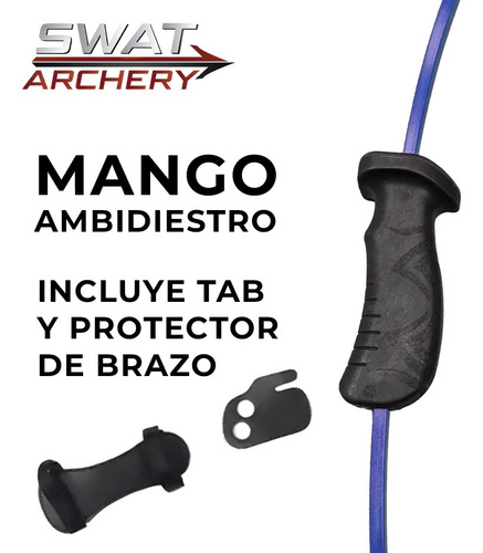 Arco Recurvo Juguete Flechas Sopapa Ideal Chicos Accesorios