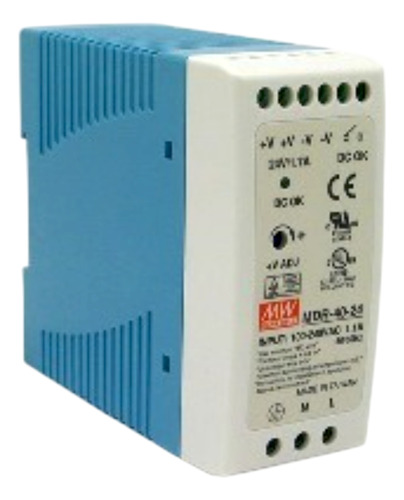 Fuente De Poder Mdr-60-24 24vdc 2.5a