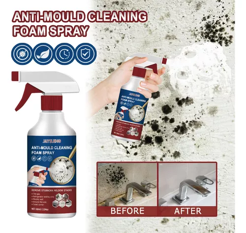 Limpiador de moho Spray Agente de limpieza de moho Eliminación de muebles  Limpiador de hogar para limpiar el hogar